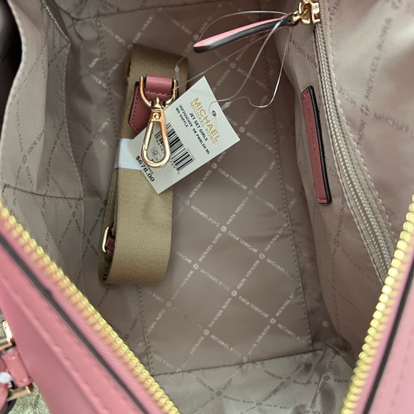 Michael Kors Jet Set Girls Medium Travel Duffle Bag + Wallet Set - Picture 4 of 6